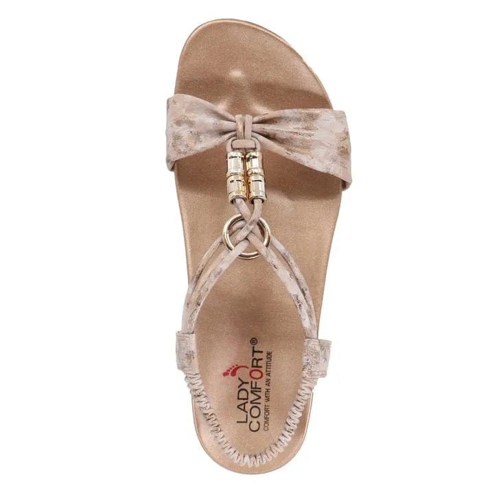 Lady Comfort Women's Brianna 03 Sandals- Pink