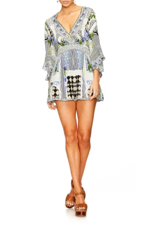 Low V Neck Playsuit- The Sweet Escape