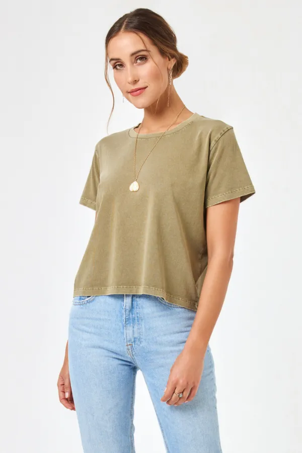 LSPACE - ALL DAY TOP OLIVE