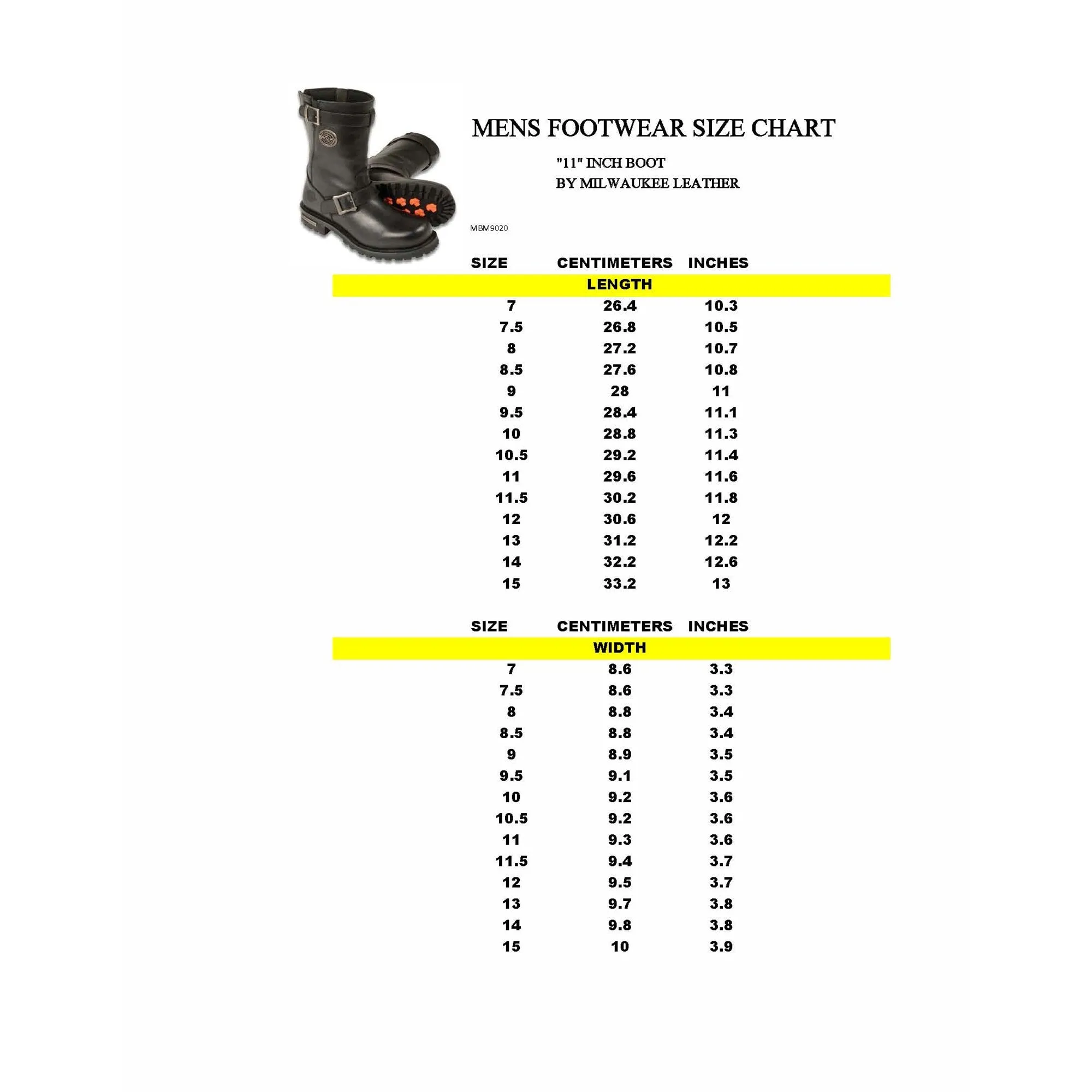 Mens 11 Inch Classic Engineer Boot