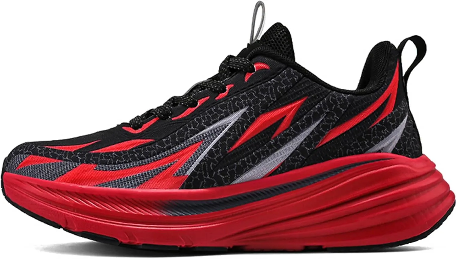 Men's High Top Lace Up Anti Slip Graffiti Basketball Shoes, Arch Support Casual Men's Breathable Running Shoes, Fitness Cushioning Training Shoes