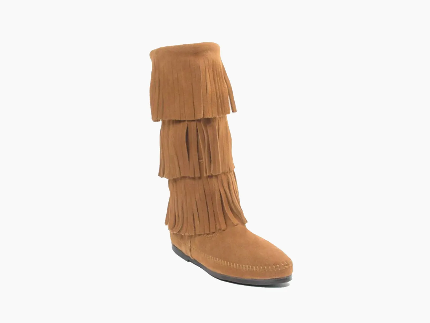 Minnetonka Women's 3-Layer Fringe Boot