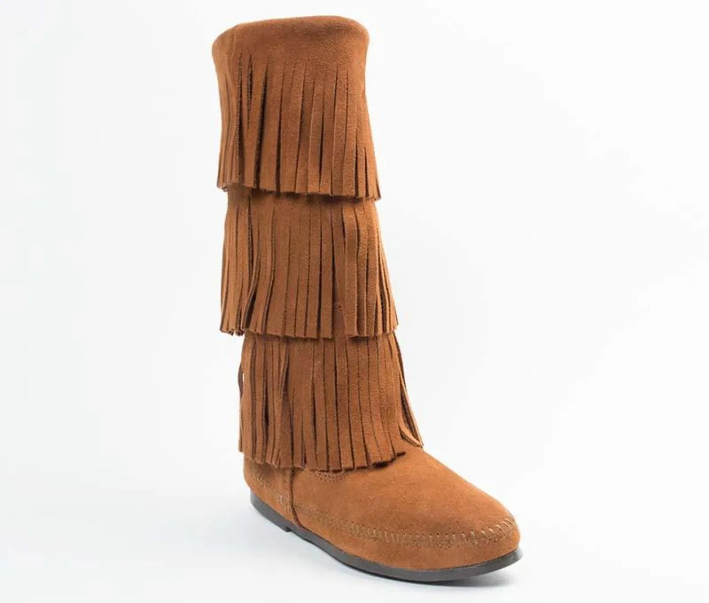 Minnetonka Women's 3-Layer Fringe Boot