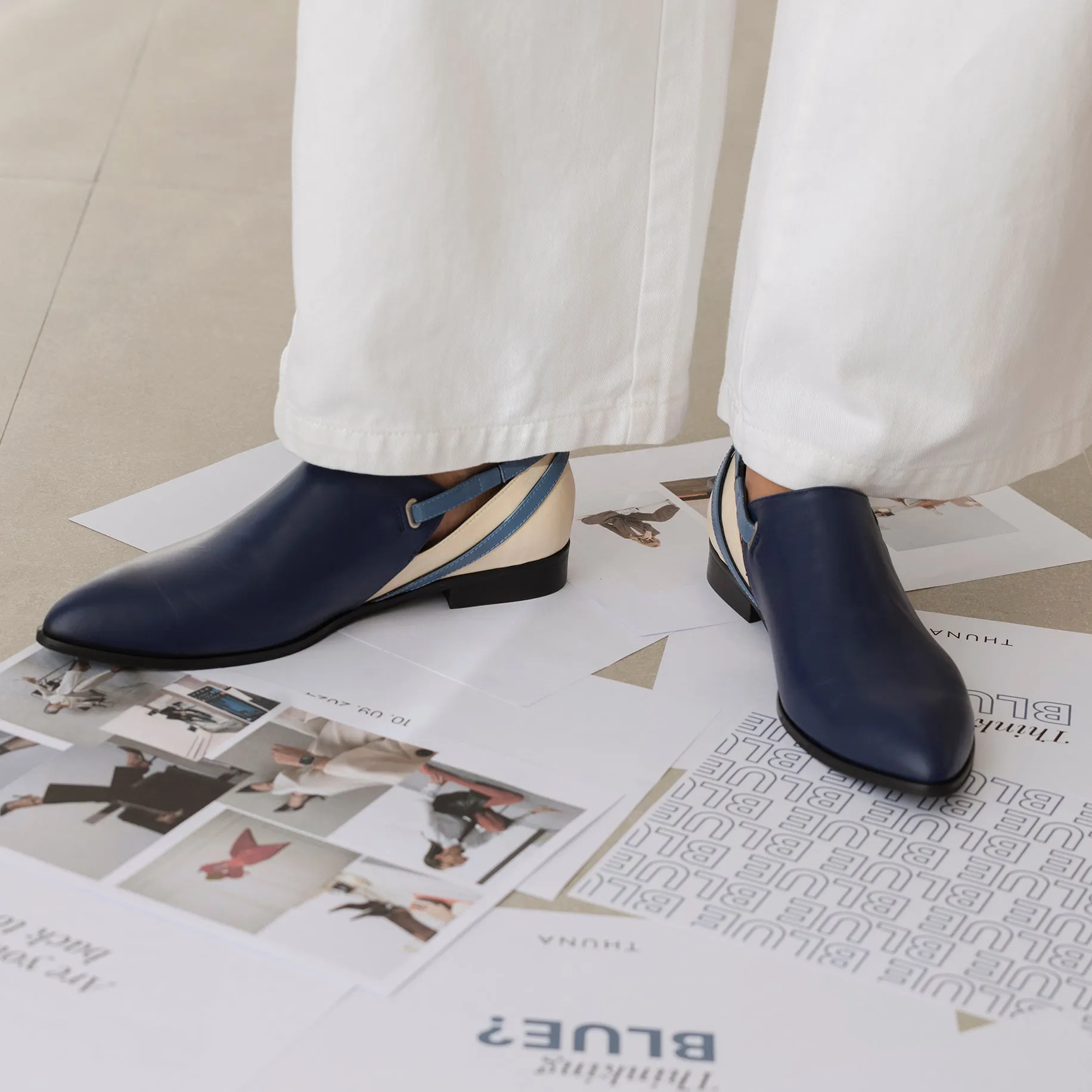 Miray blue loafer