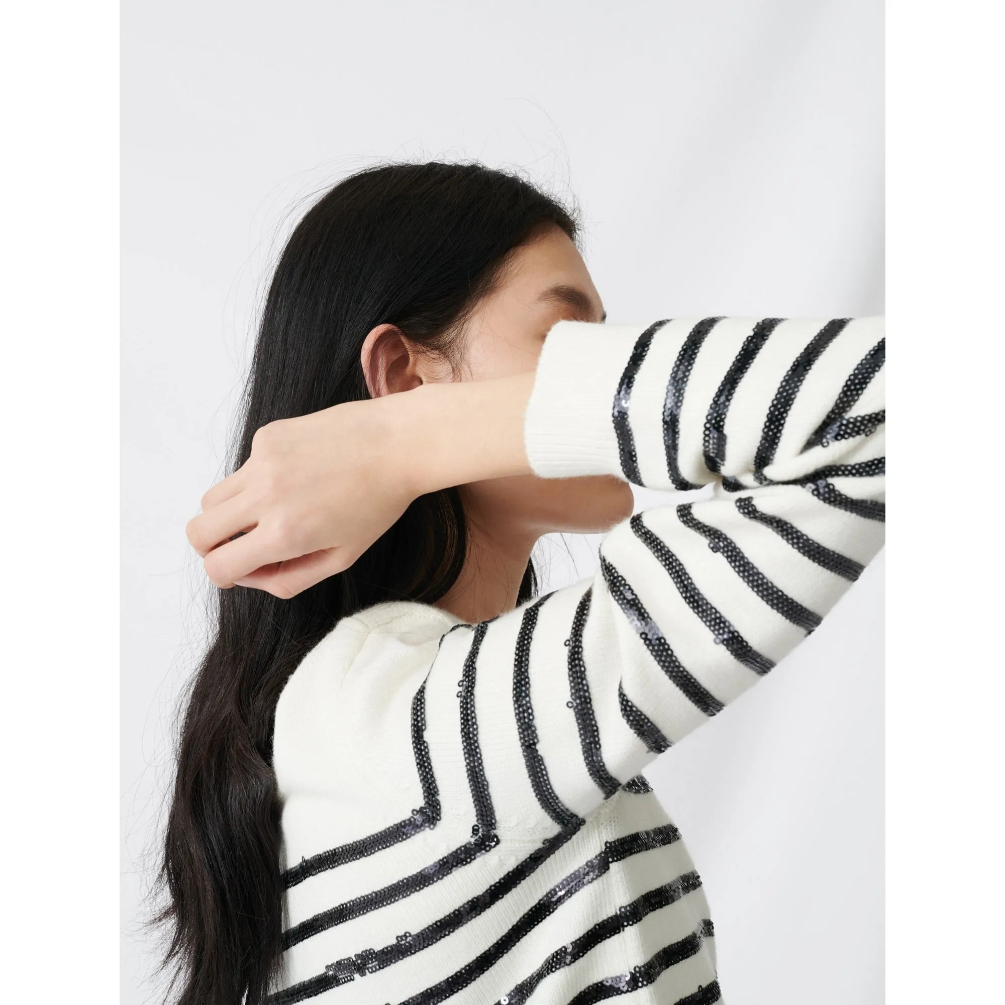 Mystrip Sweater - Ecru