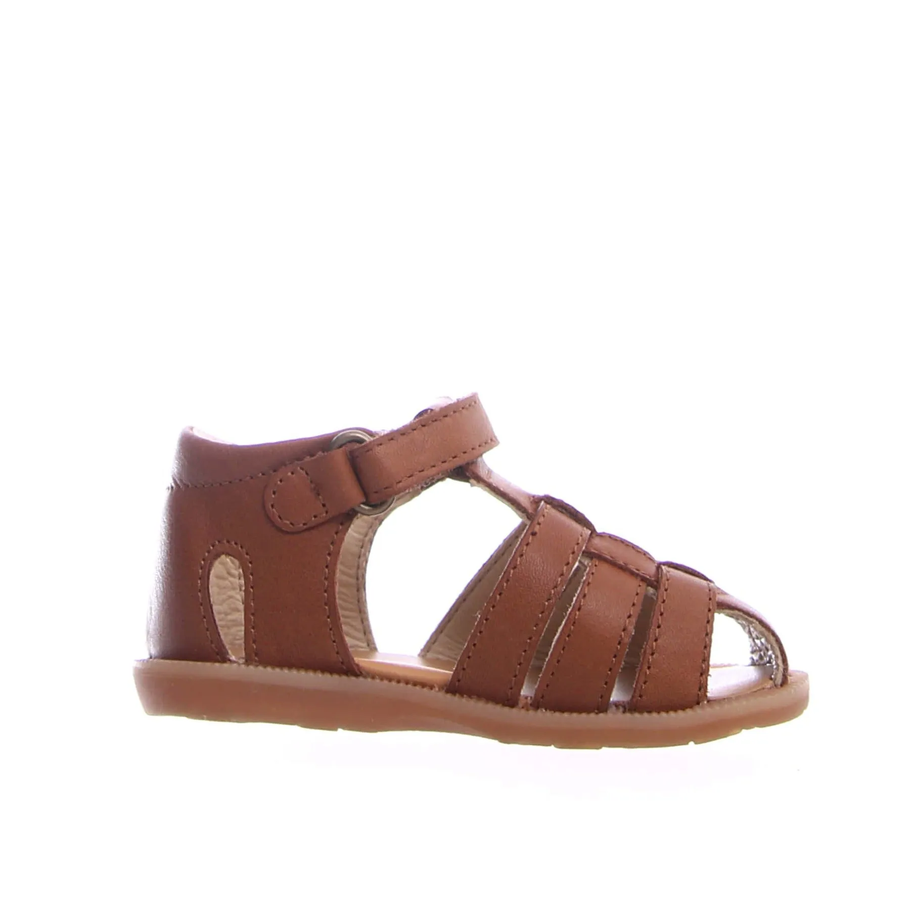 Naturino Boy's and Girl's Zaffiro Sandals - Cognac