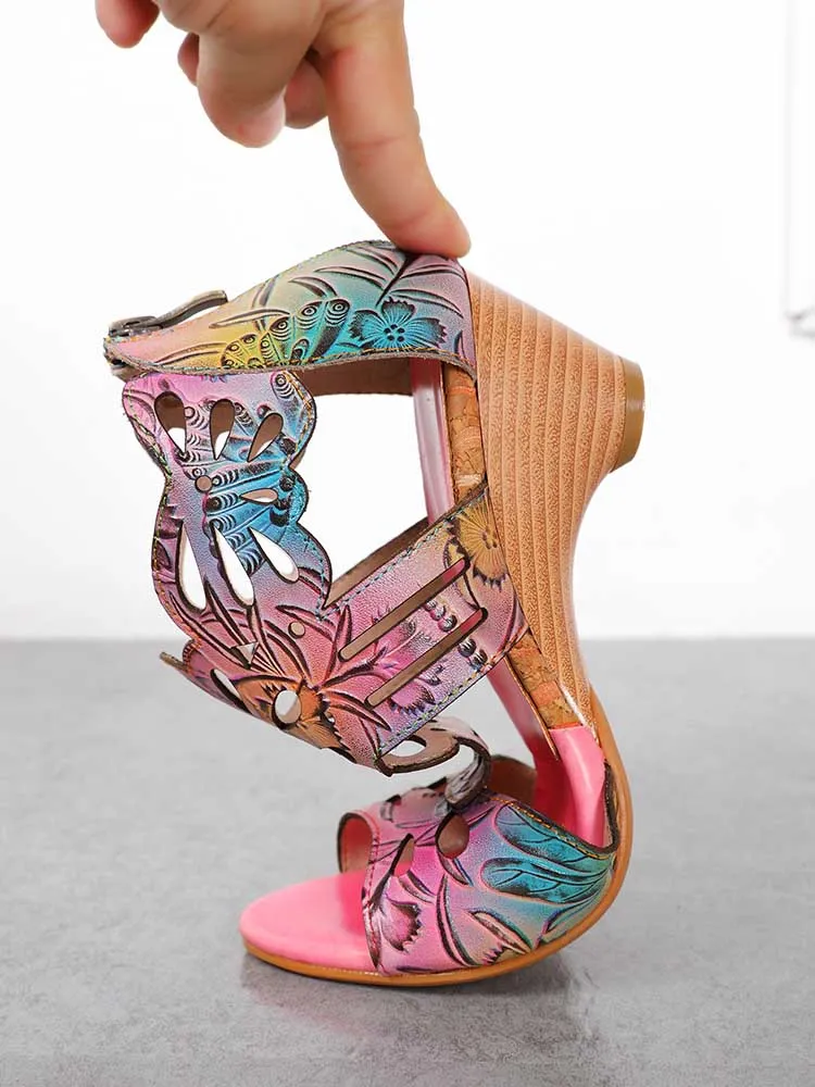 Noor Bohemian Leather Sandals