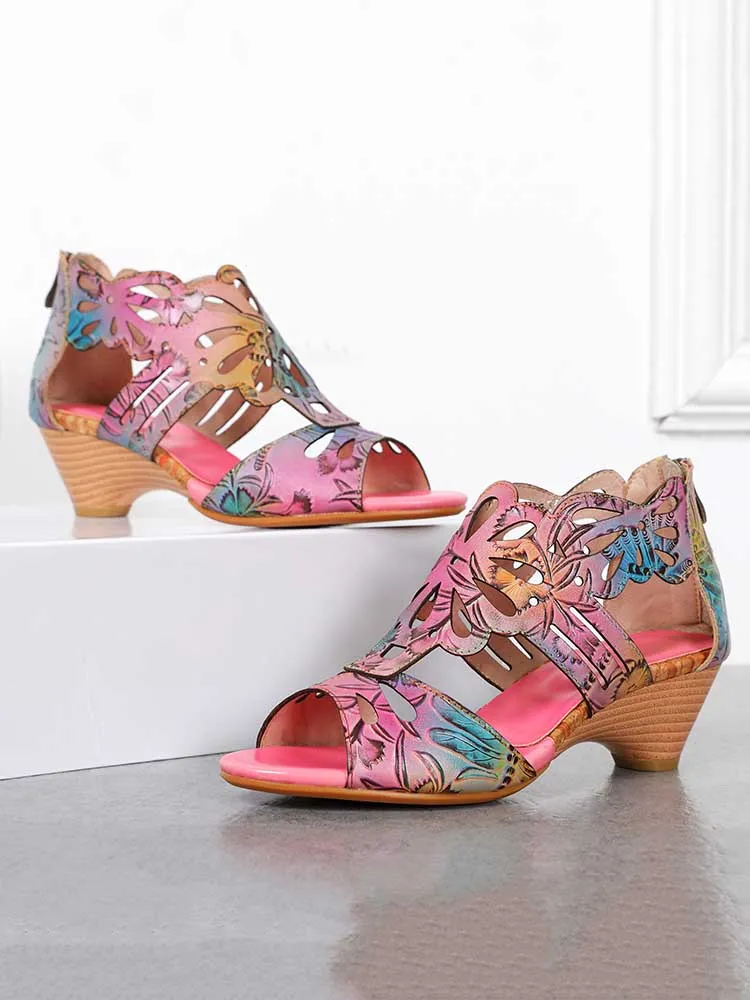 Noor Bohemian Leather Sandals