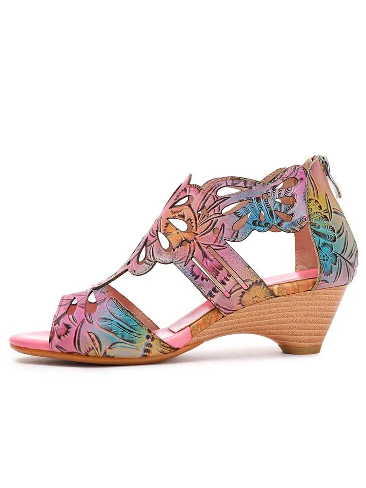Noor Bohemian Leather Sandals