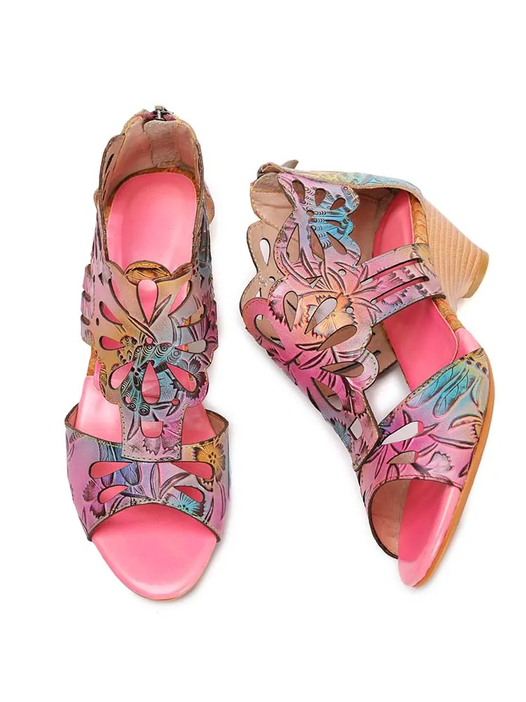 Noor Bohemian Leather Sandals
