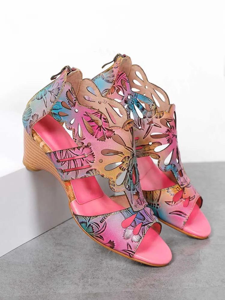 Noor Bohemian Leather Sandals