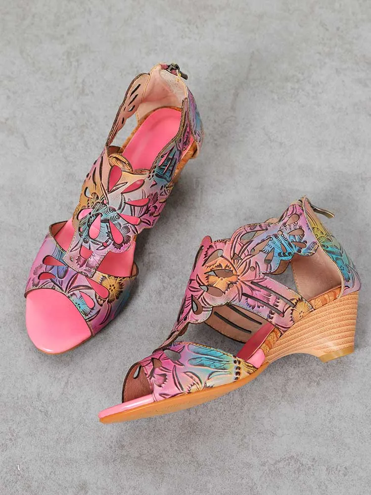 Noor Bohemian Leather Sandals