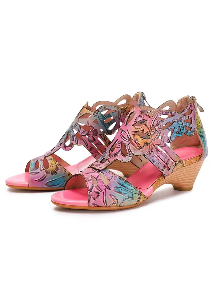 Noor Bohemian Leather Sandals
