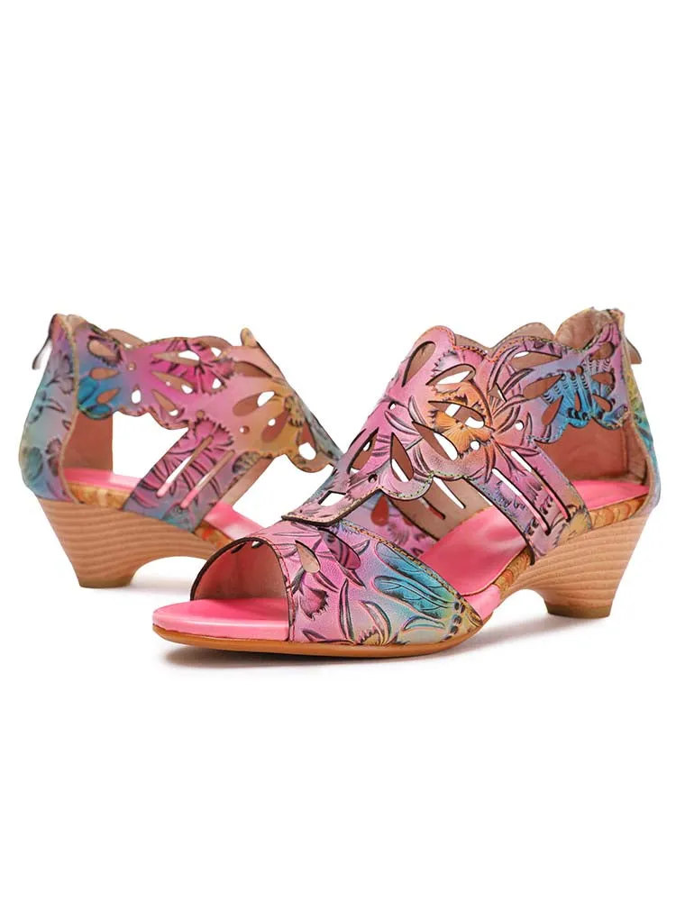 Noor Bohemian Leather Sandals