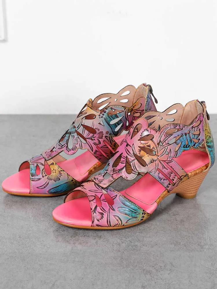Noor Bohemian Leather Sandals