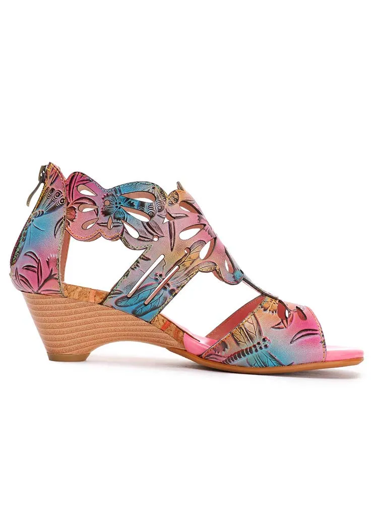 Noor Bohemian Leather Sandals