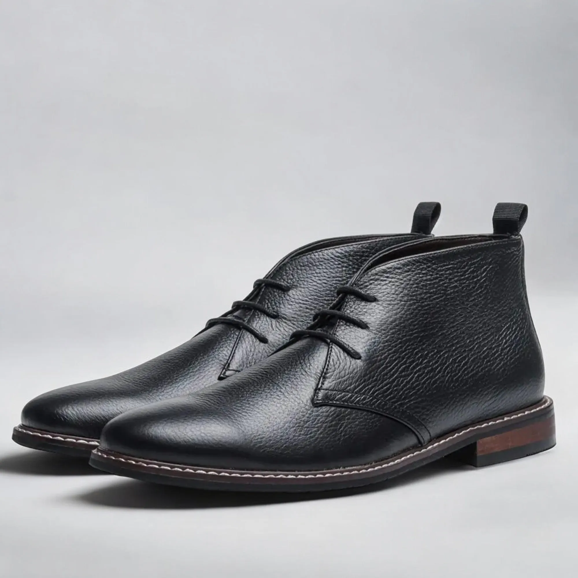 Oscar  Leather Chukka Boots