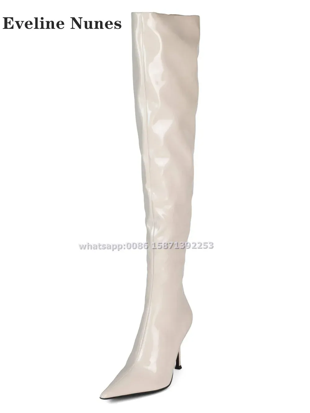 Over The Knee Pointed Toe Heeled Boots are your Splicing modern boots are crafted for the ultimate boss