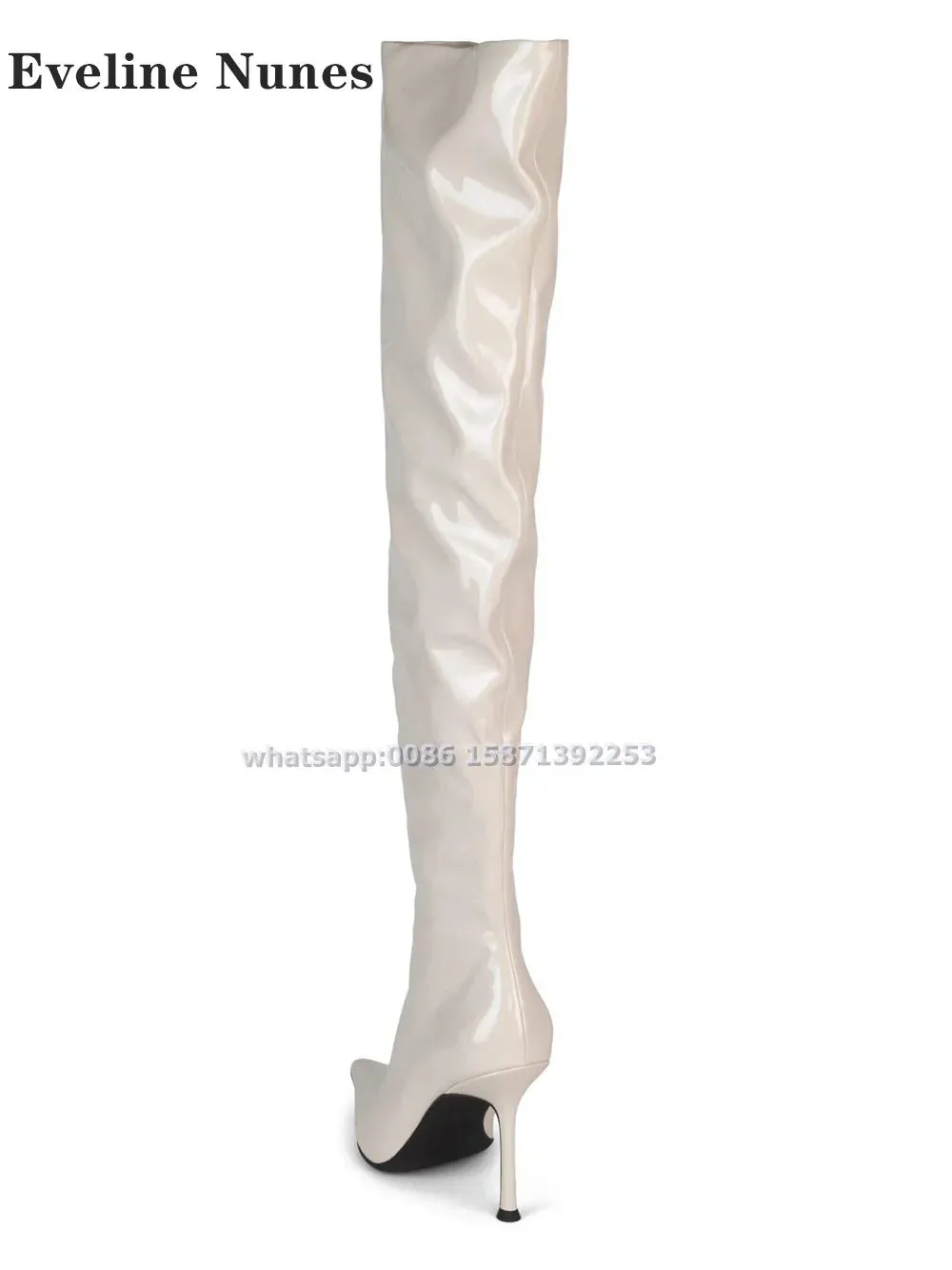 Over The Knee Pointed Toe Heeled Boots are your Splicing modern boots are crafted for the ultimate boss