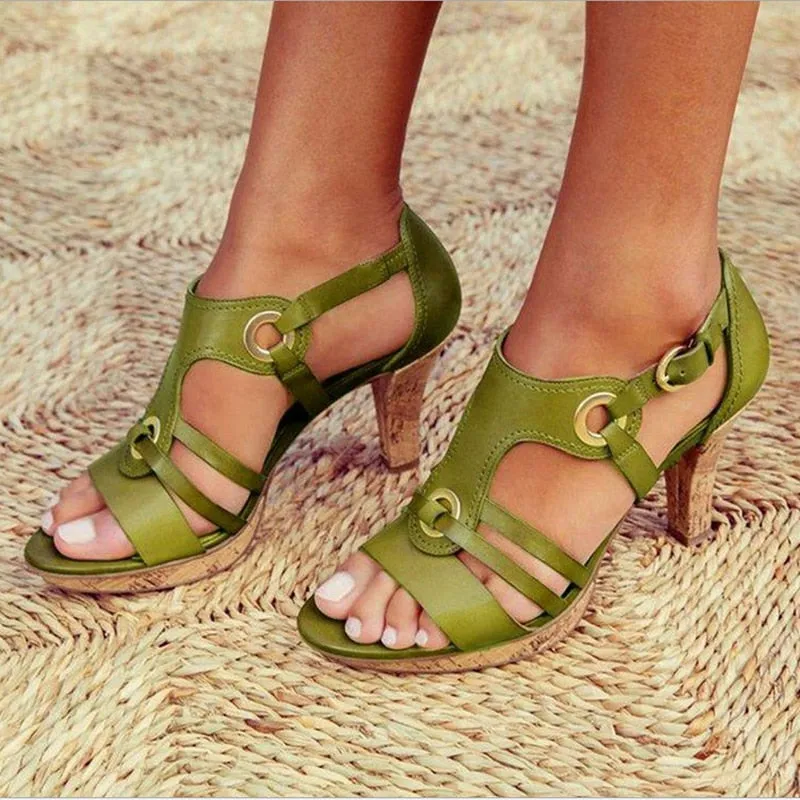 PU Leather Bohemian Style Sandal