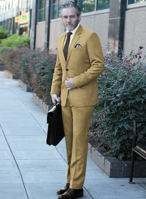 Reda Khaki Pure Wool Suit