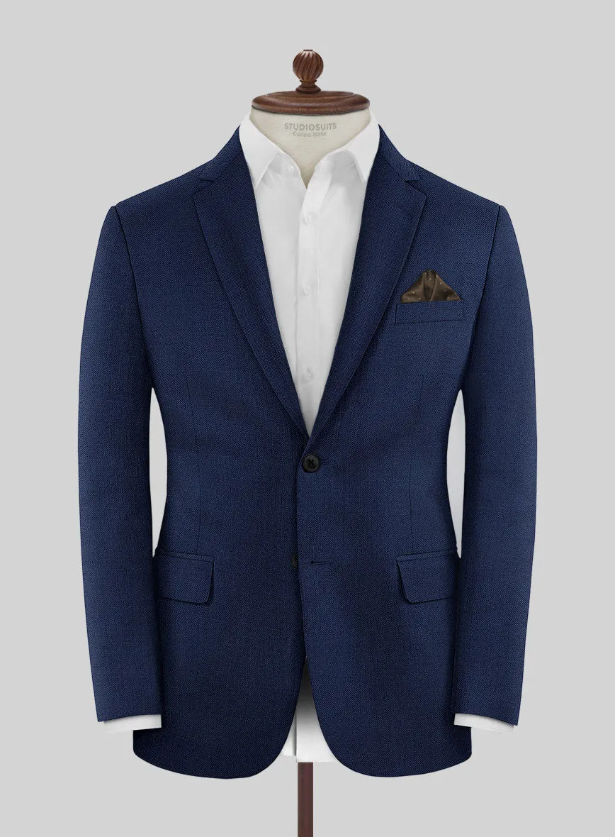 Reda Royal Blue Pure Wool Suit