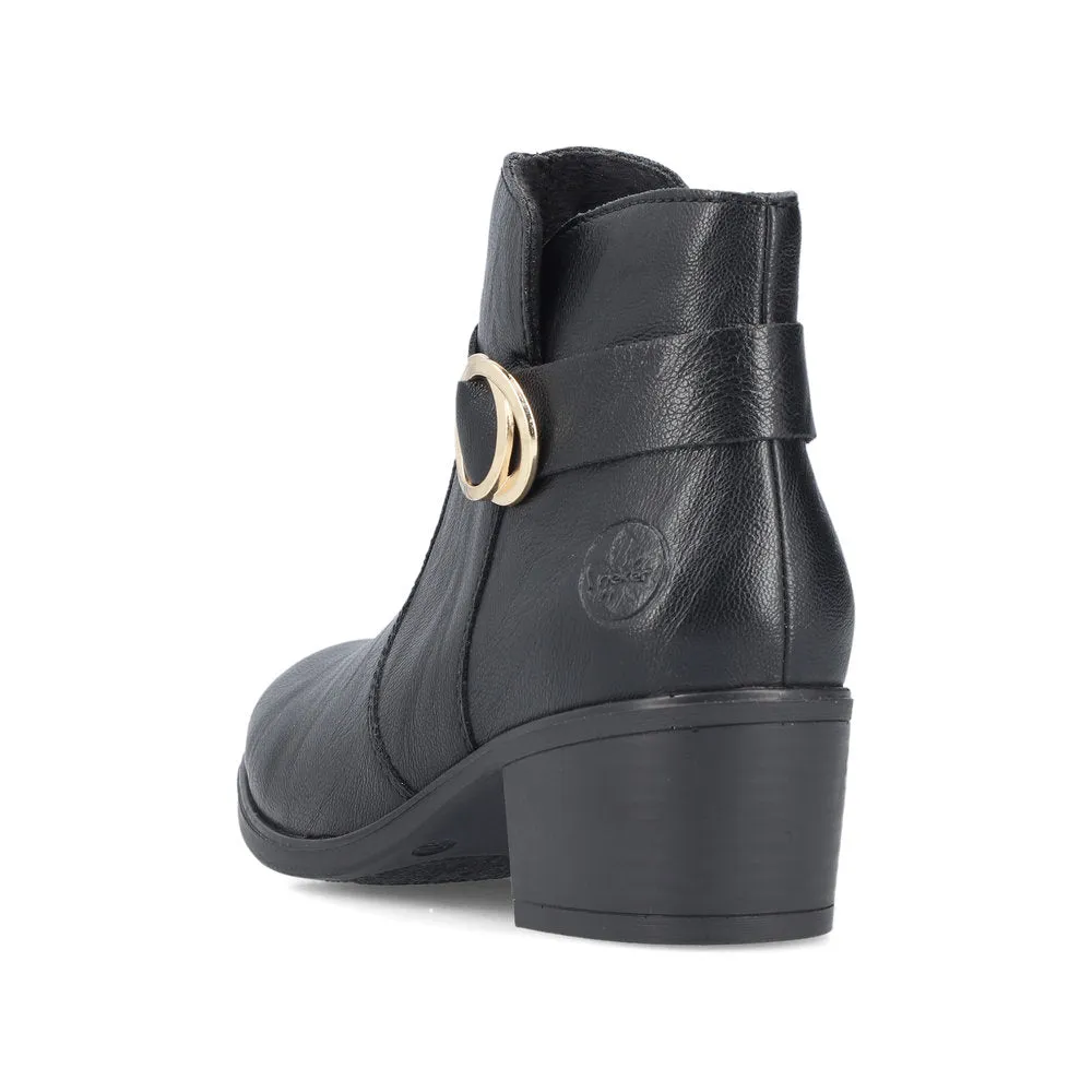 Rieker Ladies Boot 73975 BLACK 73975-00