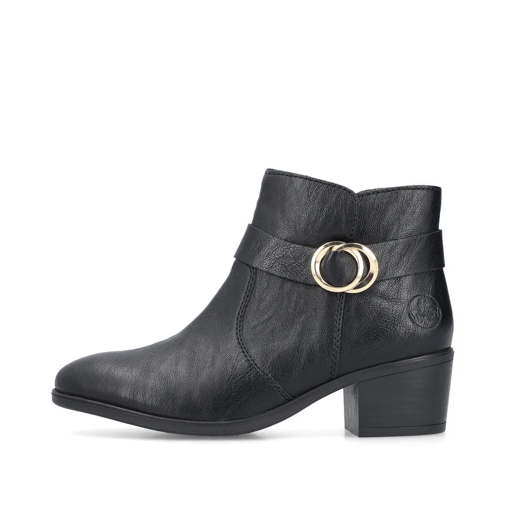Rieker Ladies Boot 73975 BLACK 73975-00