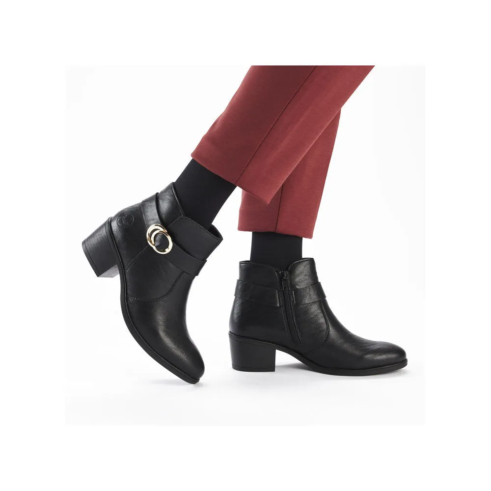 Rieker Ladies Boot 73975 BLACK 73975-00