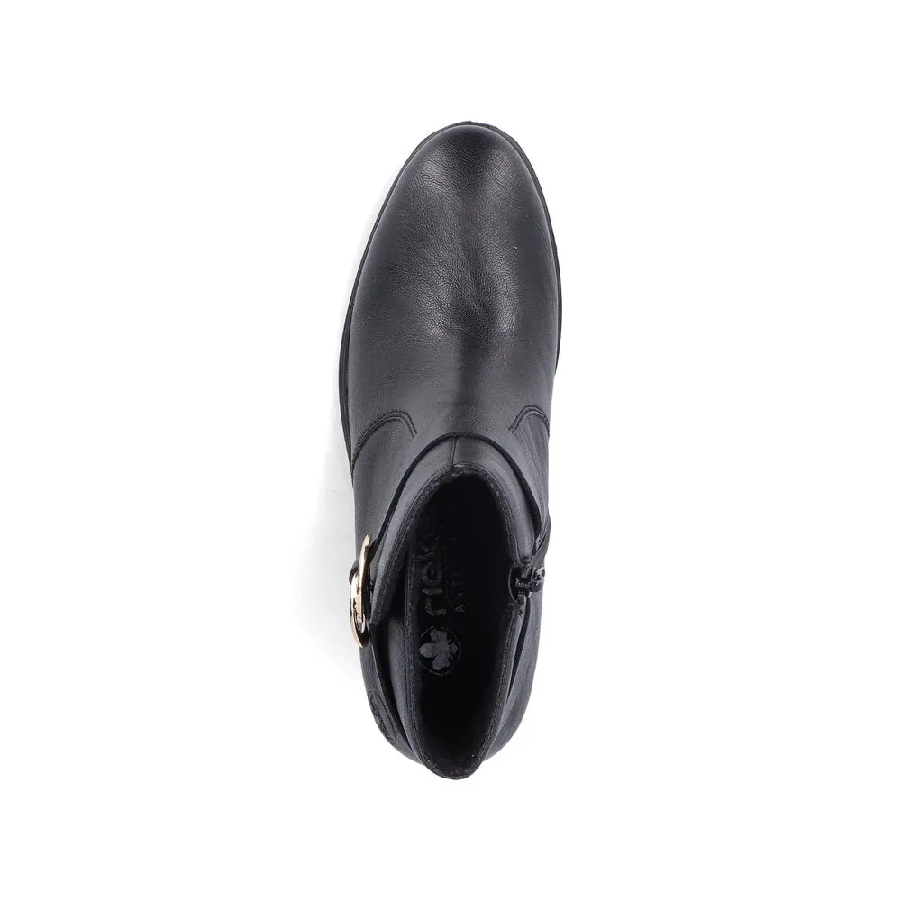 Rieker Ladies Boot 73975 BLACK 73975-00
