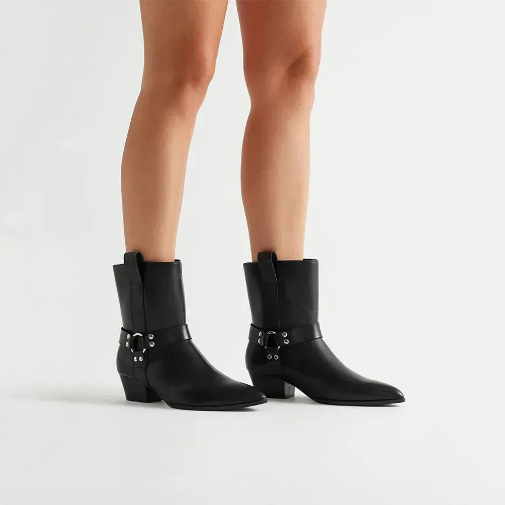 Sol Sana Biker Boot in Black