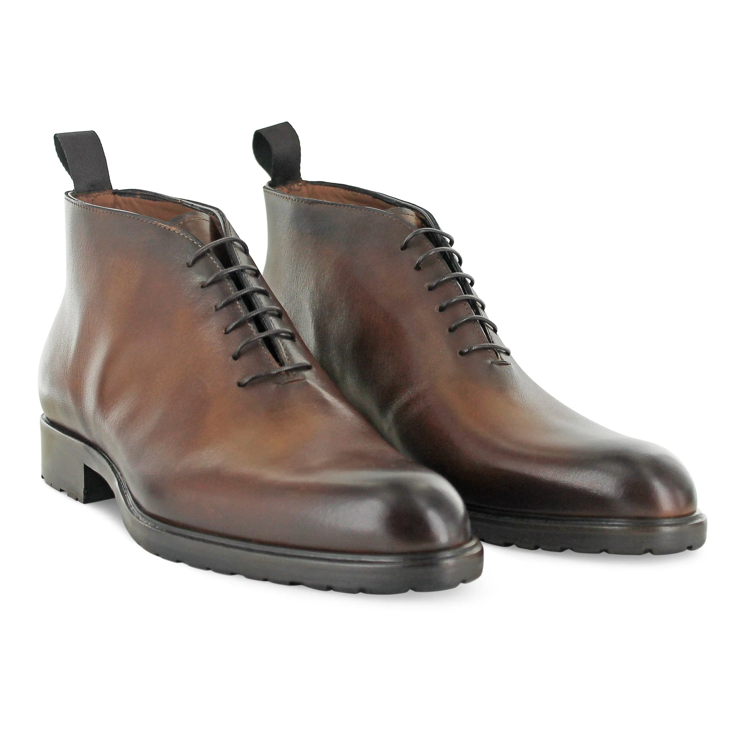 T698 - Chukka Leather Boot Brown