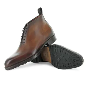 T698 - Chukka Leather Boot Brown