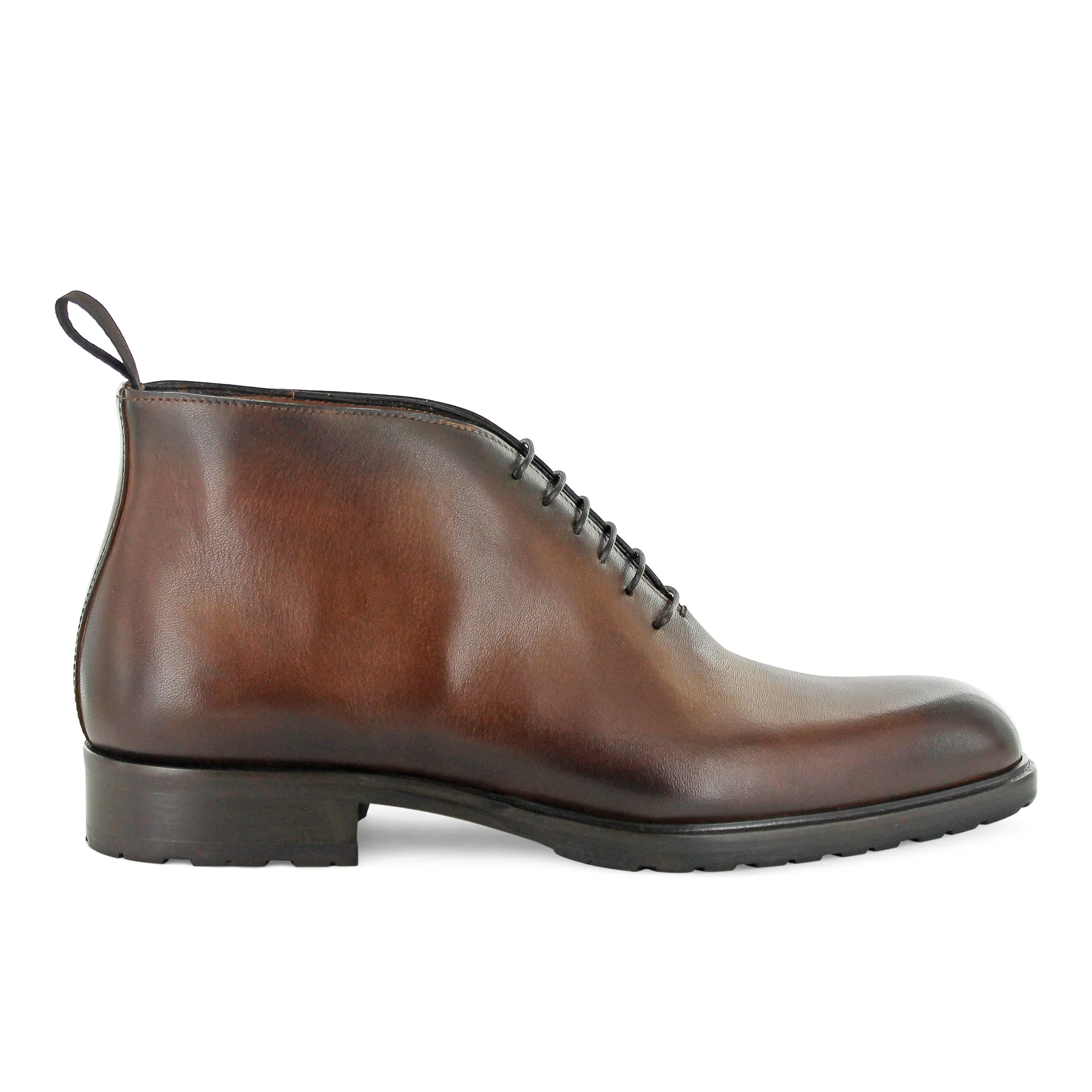 T698 - Chukka Leather Boot Brown