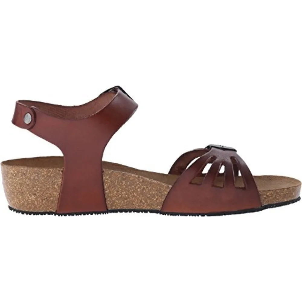 Tampa Brown Eric Michael Wedge Sandal