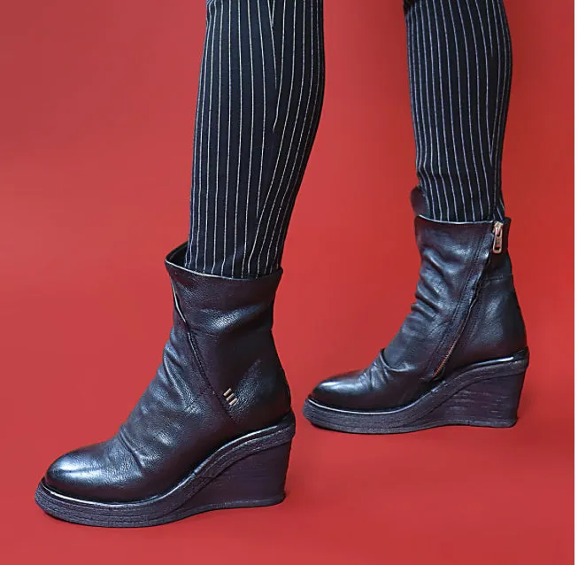 Tremont Wedge Bootie- Black
