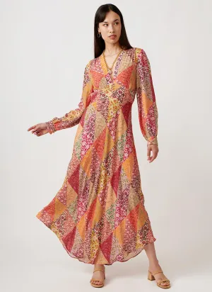 Trula Print Midi Dress