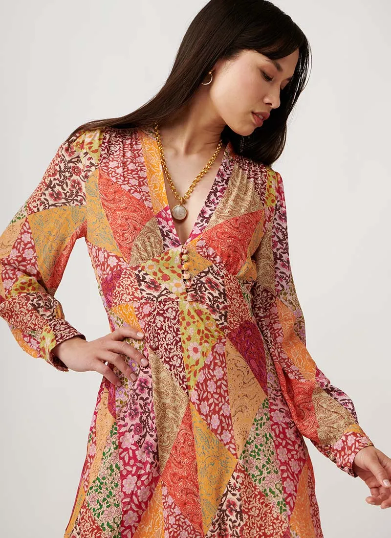 Trula Print Midi Dress