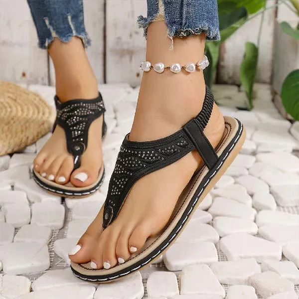 Women's Bohemian Flip-Up Sandals 78329891C
